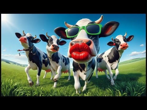 Most Viral Cow Dance 2025 😂🐄 | Funny Dancing Cows & Moo Song Challenge Compilation