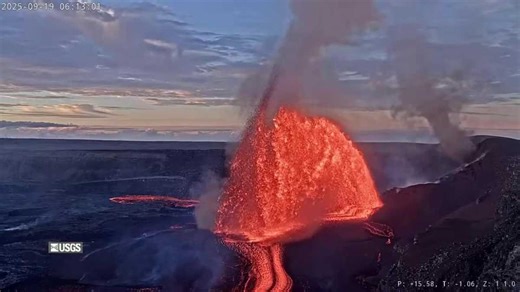 WATCH: Lava spews from Hawaii's Kilauea volcano