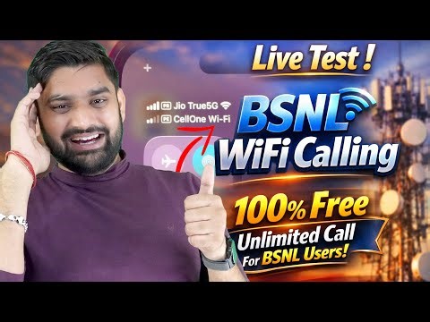 BSNL WiFi Calling Live | VoWiFi Over Broadband | iPhone & Android Settings
