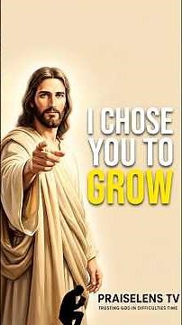 God Chose You to Grow, Not to Shrink | Receive This Word Today #growth #god #jesus #motivation