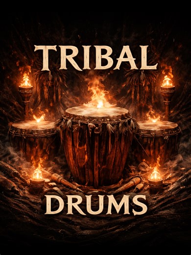 Tribal drums epic background music sound for powerful drum-driven videos. This epic tribal drums track fits war scenes, battle visuals, intense intros, action promos, cinematic trailers, and high-impact rhythmic content. ⬇️ Listen & free download via website (link in bio) 🎵 Artist: Alec Koff 🎵 Track Name: Tribal Drums Epic #backgroundmusic #tribaldrums #epicmusic #drummusic #cinematicmusic #battlemusic #wardrums