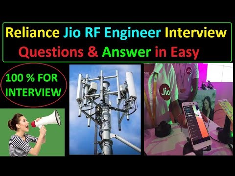Reliance Jio RF Engineer Interview Questions & Answers | Jio RF engineer question | Part-1.