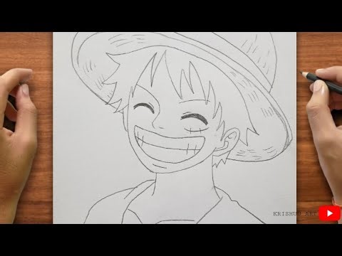 How to Draw Monkey D. Luffy || Realistic Luffy Drawing || Easy One Piece Drawing Tutorial