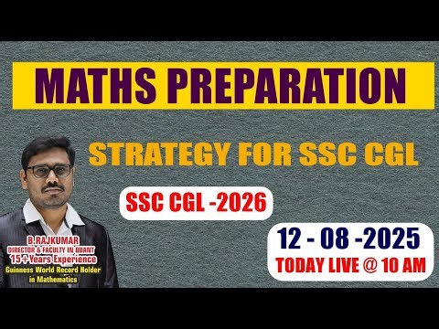 MATHS PREPARATION STRATEGY | USEFUL FOR ALL COMPETITIVE EXAMS | BY RAJ KUMAR SIR