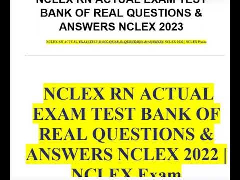 NCLEX-RN 2026 Practice Questions & Answers | High-Yield Review to Help You Pass