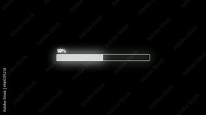 White color processing with loading animation on a transparent alpha background.