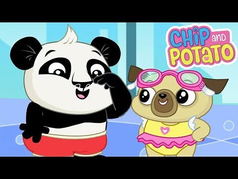Chip and Potato | Chip's Swimming Lesson // Spud's Homework | Cartoons For Kids | Watch on Netflix