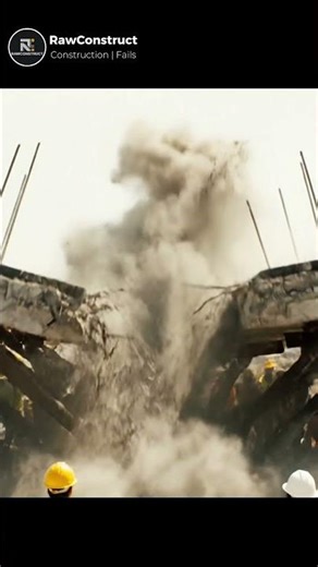 Temporary Supports Fail During Construction #building