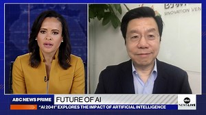8.9K views · 71 reactions | "I think we're just at the very beginning of the AI revolution." ABC News’ Linsey Davis speaks with former president of Google China, Kai-Fu Lee, about the future of artificial intelligence and its potential impact. https://abcn.ws/3bEDYid | ABC News Live | Facebook