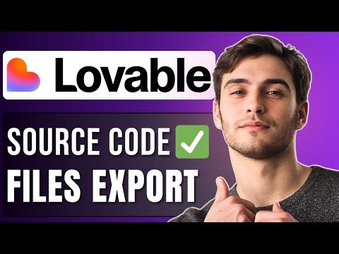 How to Export Source Code Files from Lovable AI | Step by Step Guide 2025