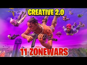 🥶best 11 ZONE WARS maps in CREATIVE 2.0! - ZONE WARS Fortnite Codes🥵