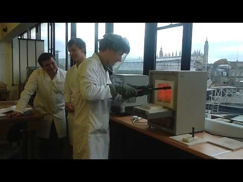 Jominy end quench hardenability test