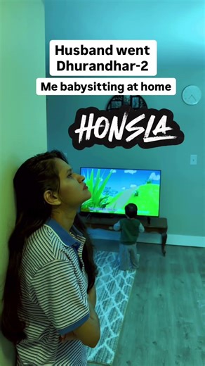 Husband enjoying Dhurandhar-2..#dhurandhar #dhurandharmovie #dhurandhar2 #adityadhar #ranveersingh