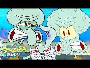 Squidward Absolutely LOSING it for 45 Minutes! | @SpongeBobOfficial