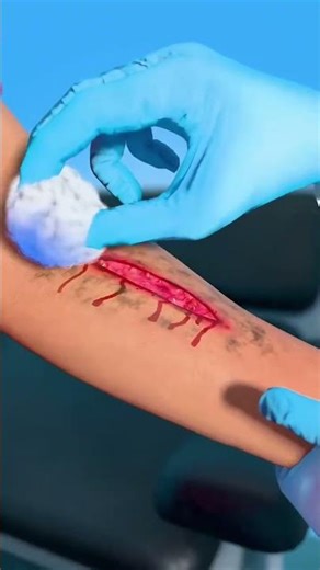 Doctors Sometimes Use Glue Instead of Stitches! 😳🩹 #didyouknow #facts #viralfacts #sciencefacts #fyp