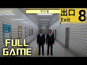 EXIT 8 | Full Game 4K Walkthrough | No Commentary