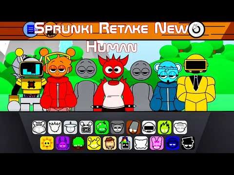 Sprunki Retake New Human 😱 | So Much Fun!