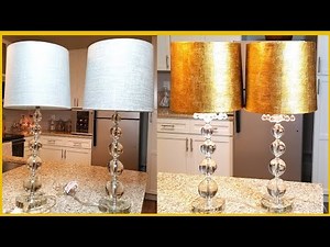 DIY: How To Recover a Lamp Shade ! Lamp Makeover Ideas