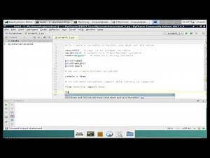 Using variables in Python