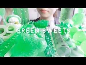【咀嚼音】緑色のスイーツを食べる【ASMR/EATINGSOUNDS】