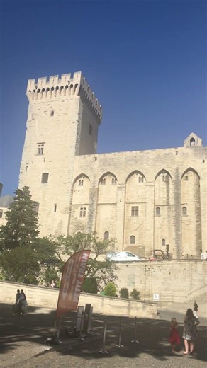 Le Palais des Papes, Avignon, Provence, France