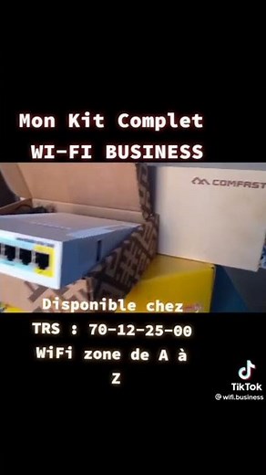 Voici un kit complet canalbox pour lancer son WiFi business (wifi zone)
