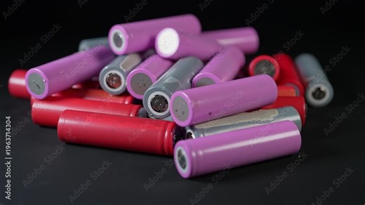 Sorting used batteries for recycling and reuse. Environmental protection and conservation. Safety and sustainability of electronic waste recycling process. AA silver batteries prepared for disposing