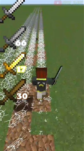 all sword VS cobweb #minecraftshorts