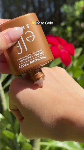 Get Glowing with e.l.f. SKIN Bronzing Drops ✨