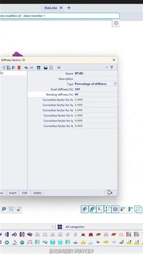 Engineer Hunter | SCIA Engineer Property Modifiers #scia #engineer #property #modifier #stiffness #structure #model Visit www.youtube.com/engineer for more... | Instagram