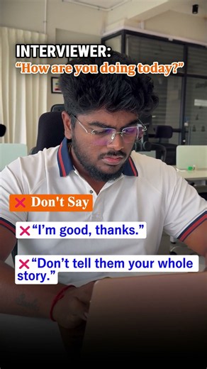 How to Answer “How Are You?” in an Interview📌