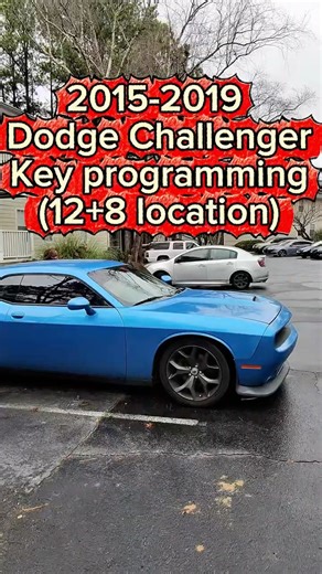 2015-2019 Dodge Challenger key programming (12+8 location) #dodge #dodgechallenger #keyprogramming