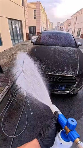 POV: DIRTY to Shiny Car Audi Transformation 😍Watch the full wash! 🔥