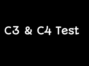 What are the C3 and C4 tests and how do they work?