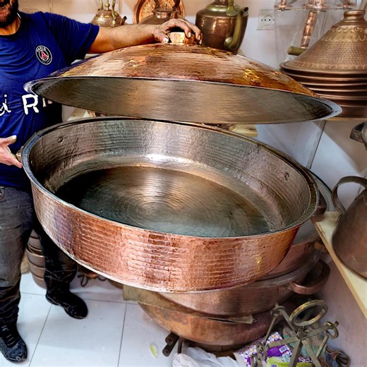 Handcrafted Red Copper Cookware Set: Vintage Design Pots and Pans - Etsy