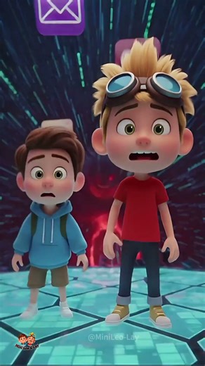 Mini Leo & Lay DON'T PRESS ENTER! ⚠️ What's Inside Your Computer?