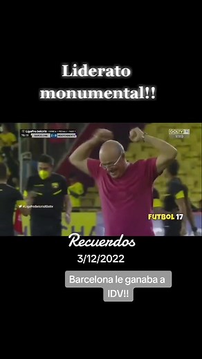 #Recuerdos Barcelona le ganaba a Independiente del valle con equipo mixto de muchos juveniles!! #idolo #barcelonasc #Kitu #idolodelecuador #bsc