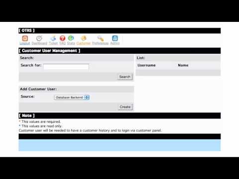 Introduction to OTRS Help Desk