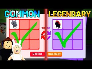 First From Common To Legendary Pet Wins 10,000 ROBUX!! Roblox Adopt Me
