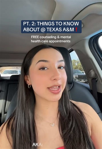 We’re back at it again, this time we’re talking about FREE mental health services available on campus! #aggieland #mentalhealth #tamu #texasaggies #fyp