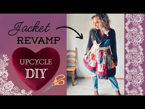Sew This Thrift Flip | Wow! From Plain Jacket to Patchwork Boho Beauty