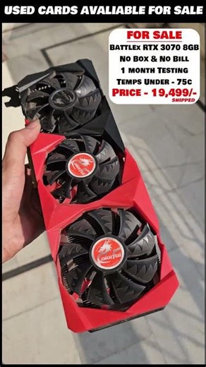 USED RTX 3070 battle x 8gb for sale