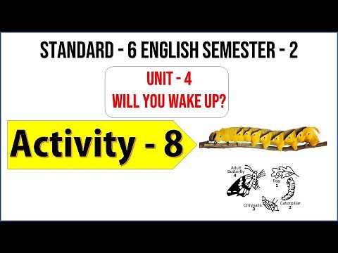 Std 6 english sem 2 unit 4 activity 8