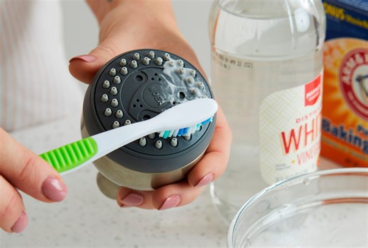 Here's How to Clean a Showerhead Using Ingredients You Have in Your Pantry