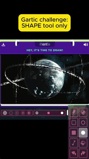 Gartic Phone Shape Tool Challenge for Artists