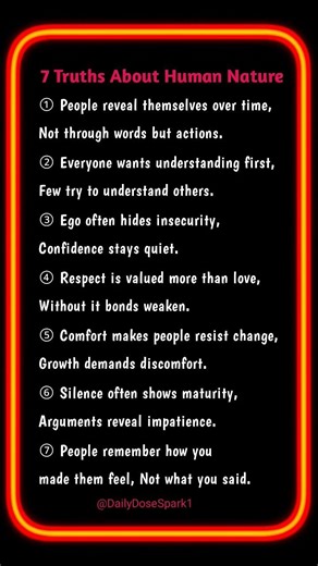 7 Truths About Human Nature