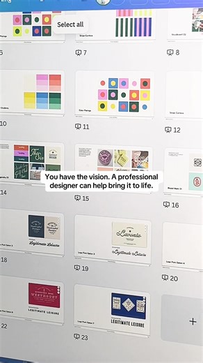 We turn your vision into a strategy and brand identity that connects with your customers 🧡 #branddesigner #designstudio #smallbusinesstiktok #smallbusinesstips #logodesigner