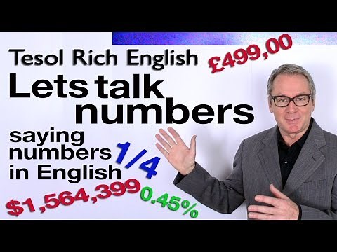 Business English - Lets talk numbers - Saying figures in English