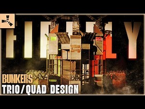 The Firefly - SINGLE TC - 3 BUNKERS - Cozy *META* Base - Cheap Trio Build - RUST Base Designs 2025