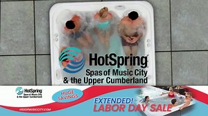HotSpring Extended Labor Day Sale TV Spot, 'Huge Savings'